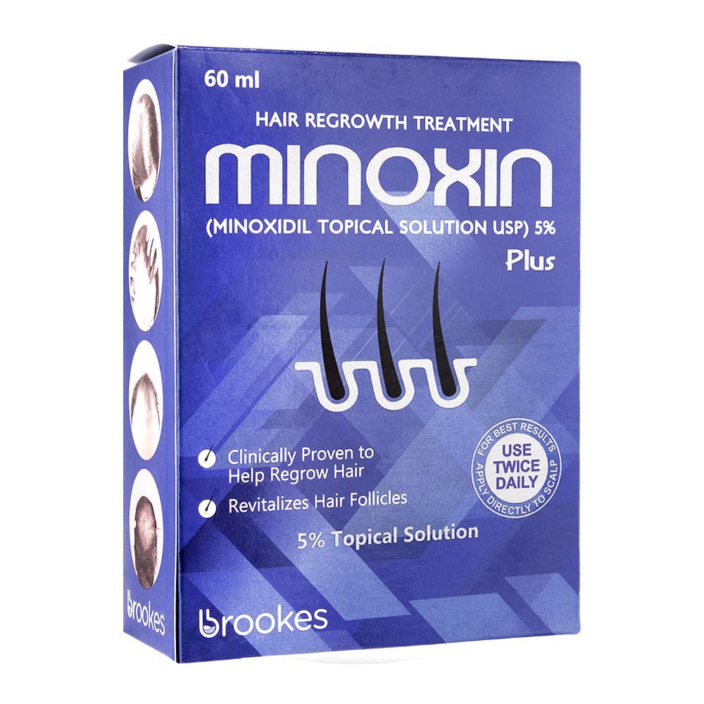 Minoxin Hair Regrowth Treatment, Minoxidil 5% Tropical Solution, 60ml Minoxin Hair Regrowth Treatment, Minoxidil 5% Tropical Solution, 60ml - Image 1