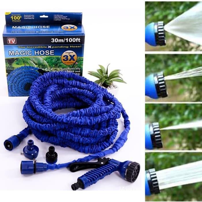Magic-Hose-2-1 Magic Hose Pipe (100 ft) Available in Green & Blue Colour - Image 1